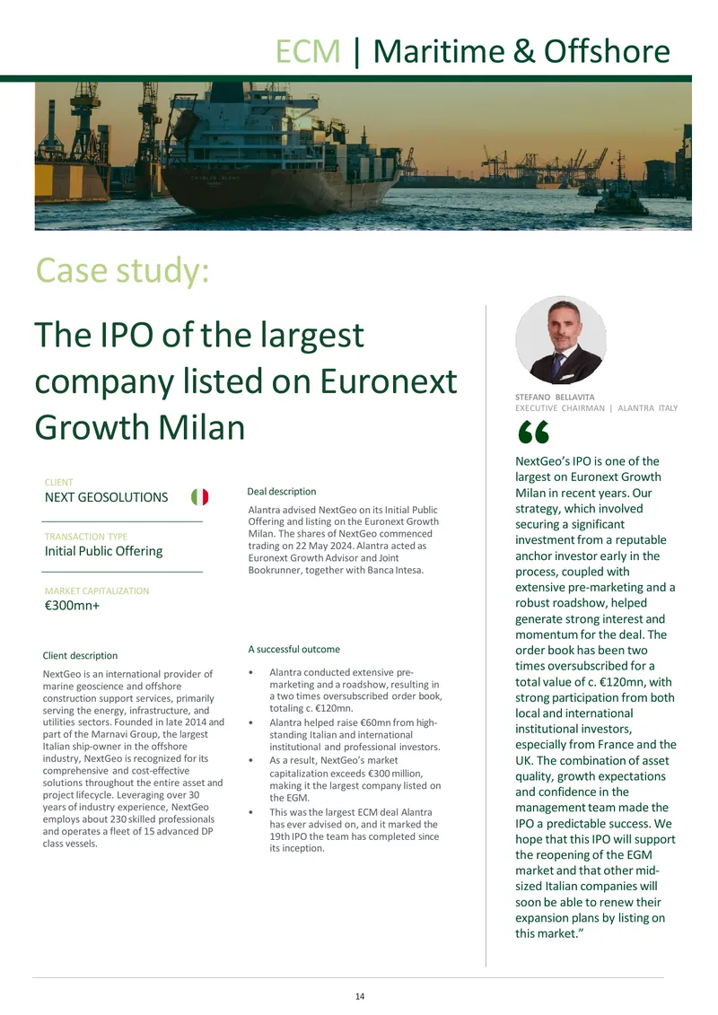 NextGeo Initial Public Offering Case Study