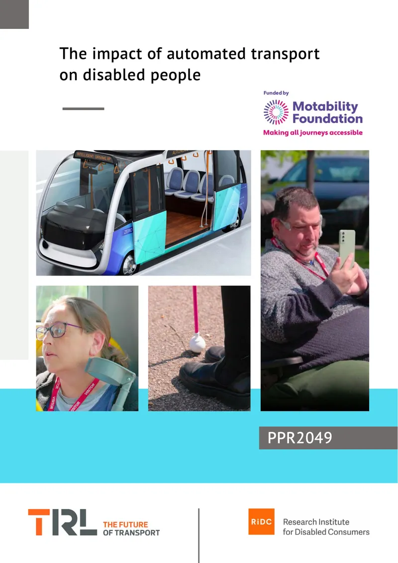Impact of Automated Transport on Disabled People