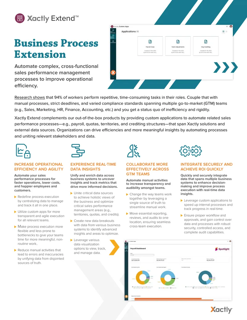 Xactly Extend Business Process Automation Guide