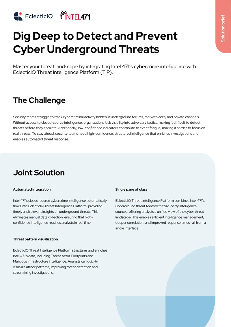 Integration of Cybercrime Intelligence with Threat Intelligence Platform