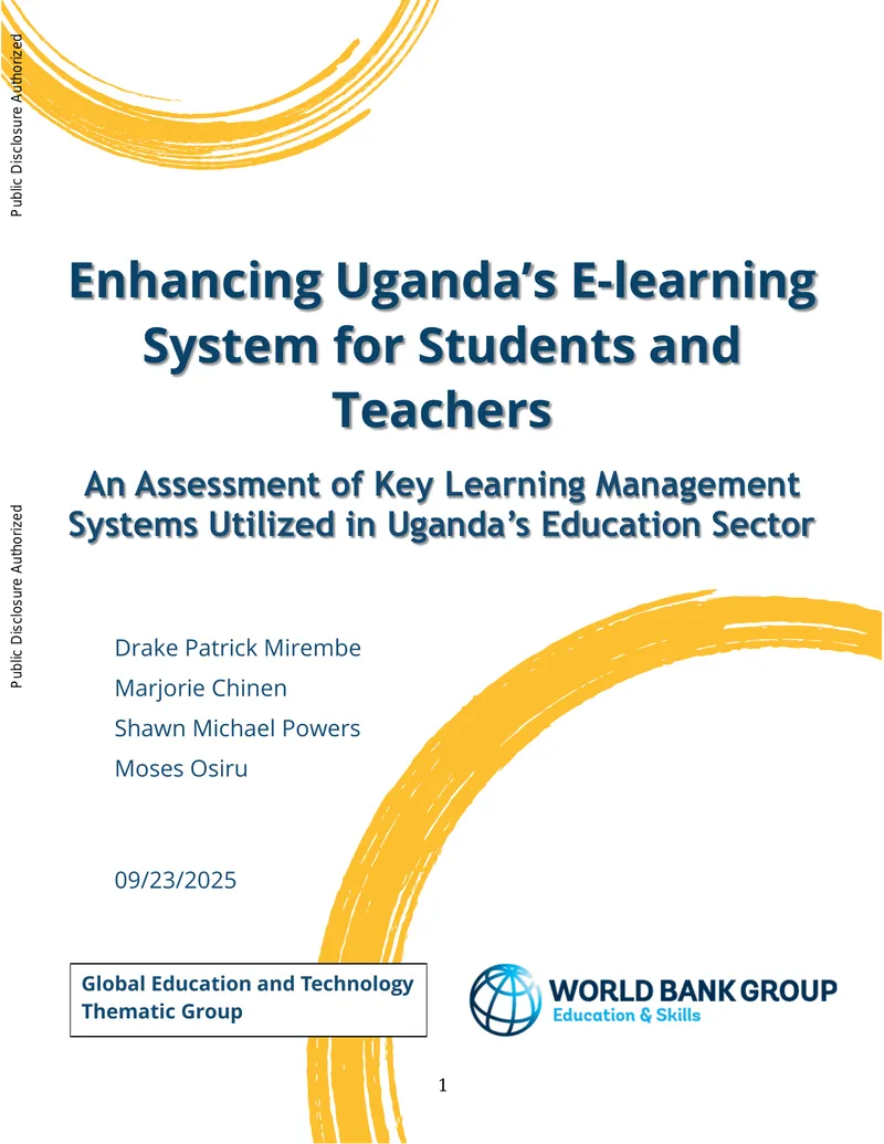 Assessment of Learning Management Systems in Uganda