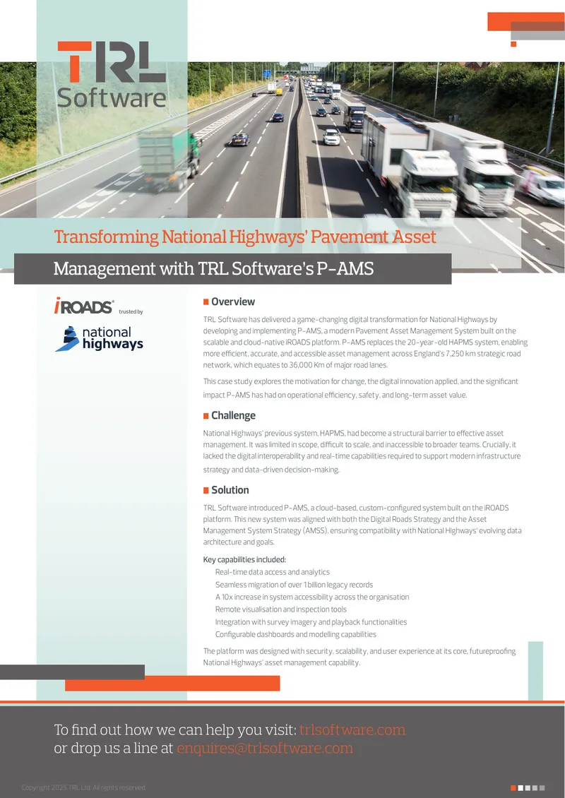 Pavement Asset Management System Implementation Case Study