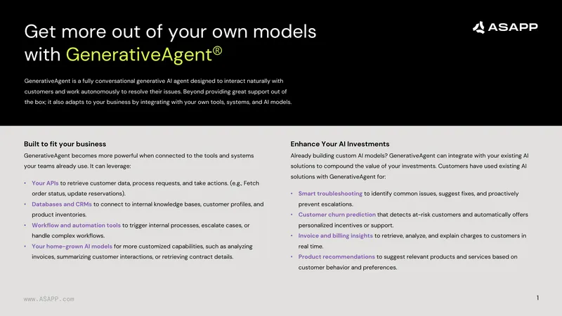 GenerativeAgent Integration and Customization Guide