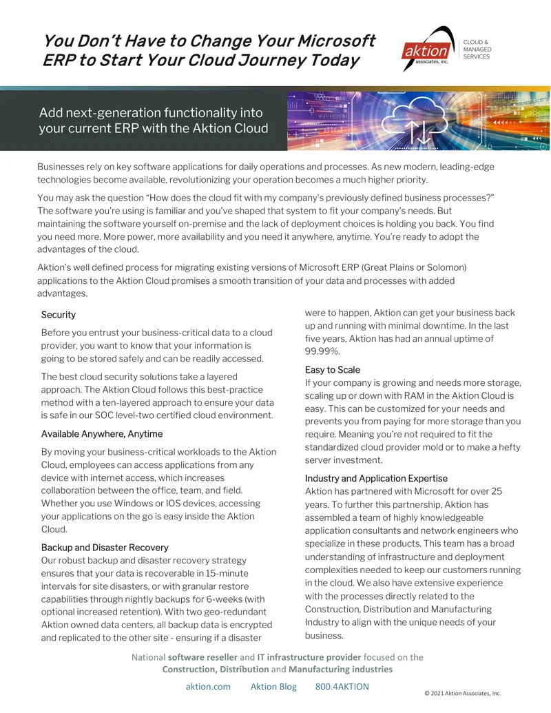 Cloud Migration and Security Solutions Overview