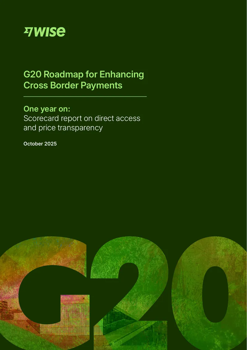 G20 Roadmap for Enhancing Cross Border Payments Scorecard Report