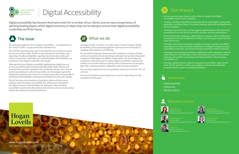 Digital Accessibility Compliance Advisory Framework