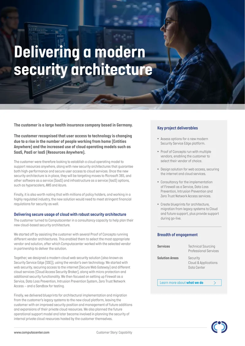 Cloud Security Architecture Implementation for Health Insurance