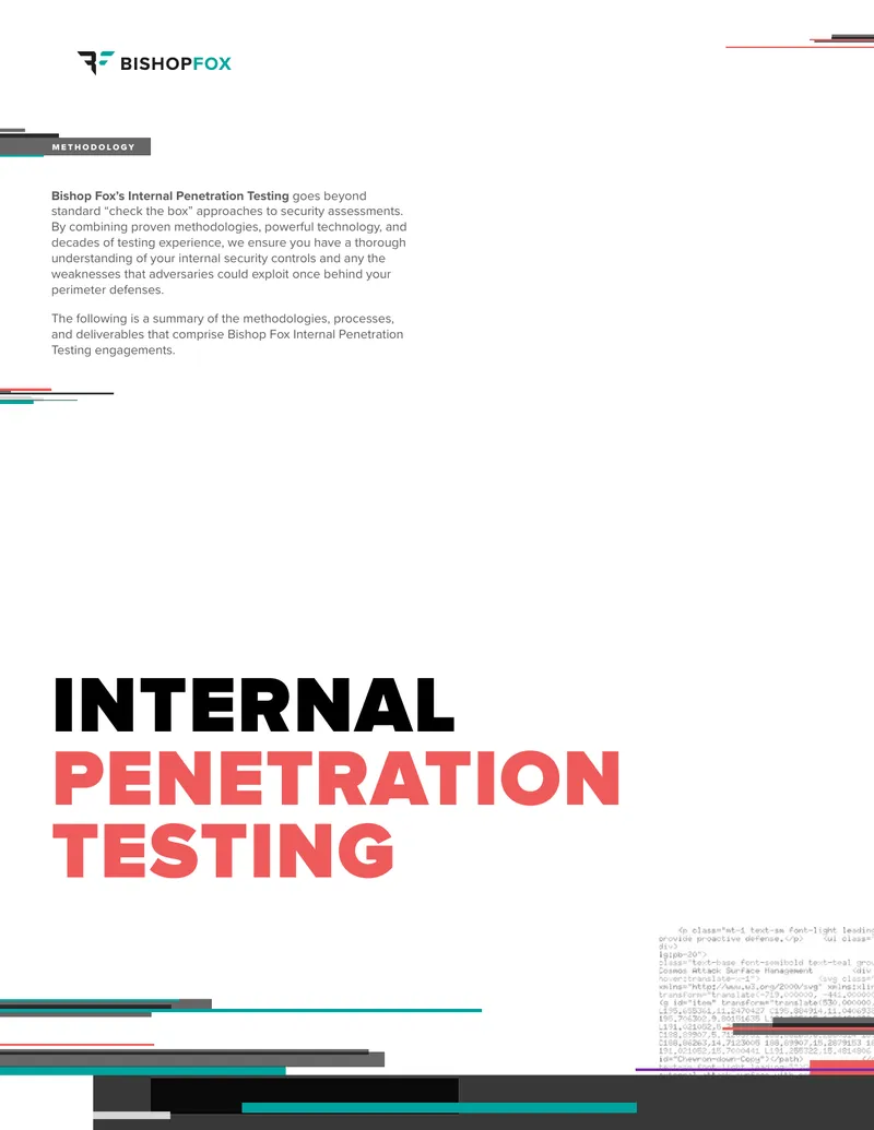 Bishop Fox Internal Penetration Testing Methodology