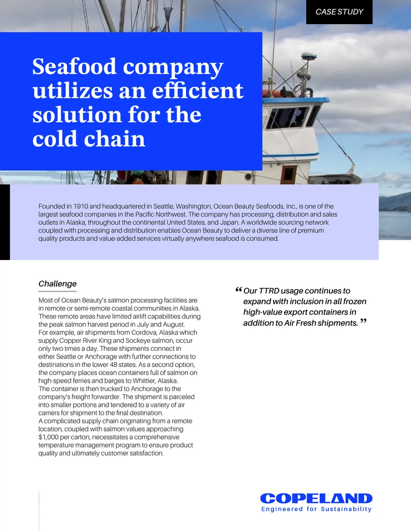 Cold Chain Management Solutions for Seafood Processing