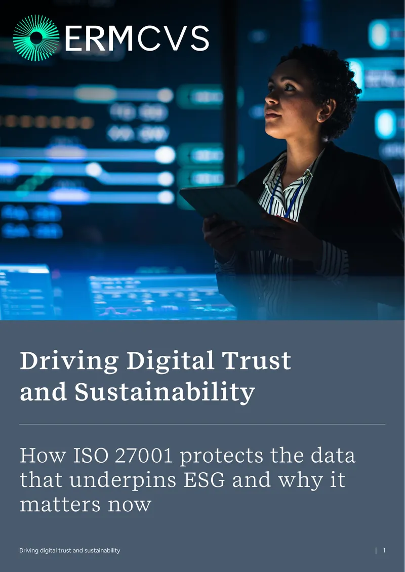 ISO 27001 Framework for ESG Data Protection