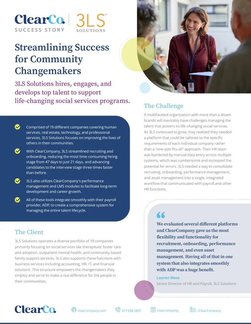 3LS Solutions Talent Management System Implementation