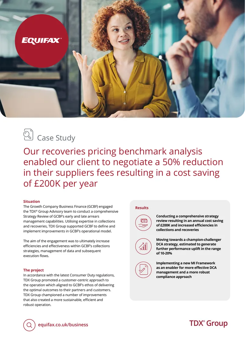 Recoveries Pricing Benchmark Analysis Case Study