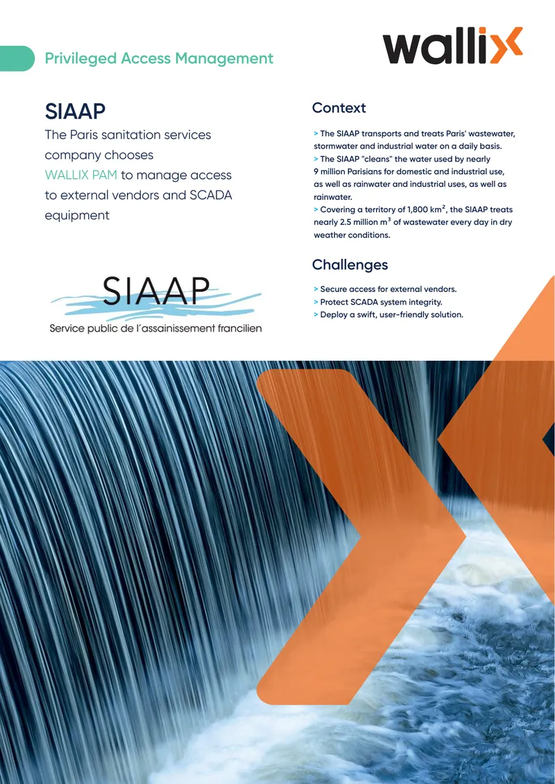 WALLIX PAM Implementation for SIAAP Access Management