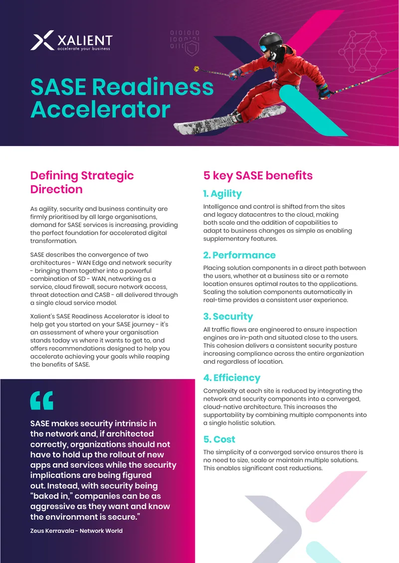 SASE Readiness Accelerator Assessment Guide