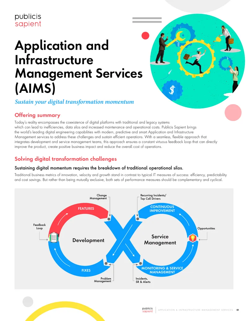 Application and Infrastructure Management Services Overview