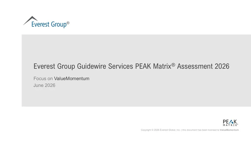 Guidewire Services PEAK Matrix Assessment 2026