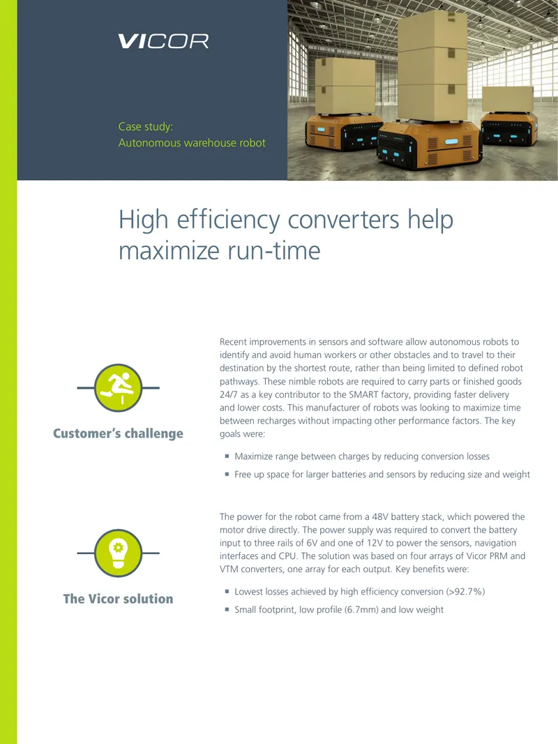 Autonomous Warehouse Robot Case Study