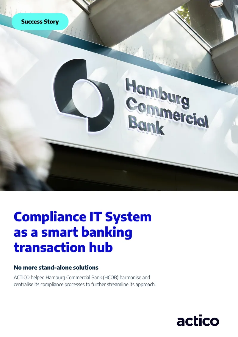 Compliance IT System Implementation at Hamburg Commercial Bank