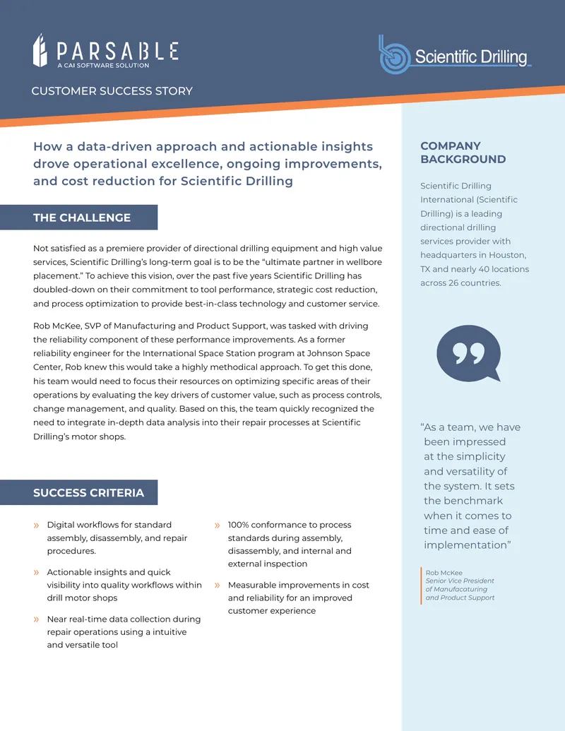 Data-Driven Approach for Operational Excellence at Scientific Drilling