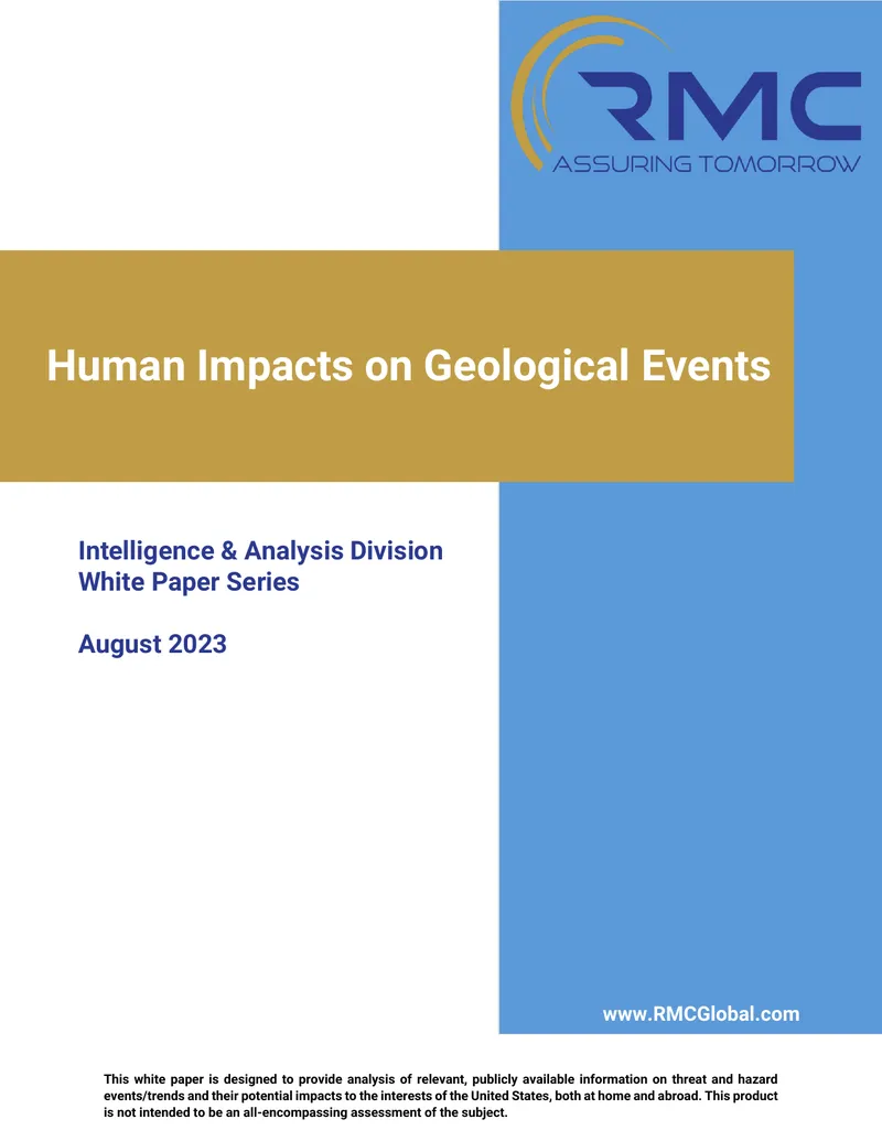 Human Impacts on Geological Events Analysis