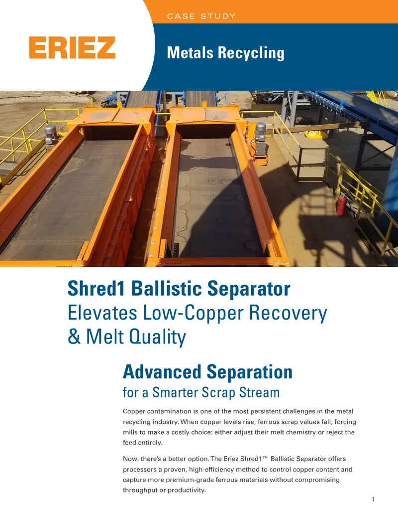 Shred1 Ballistic Separator Case Study