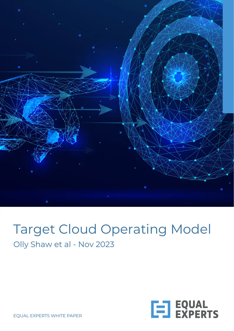 Target Cloud Operating Model Overview