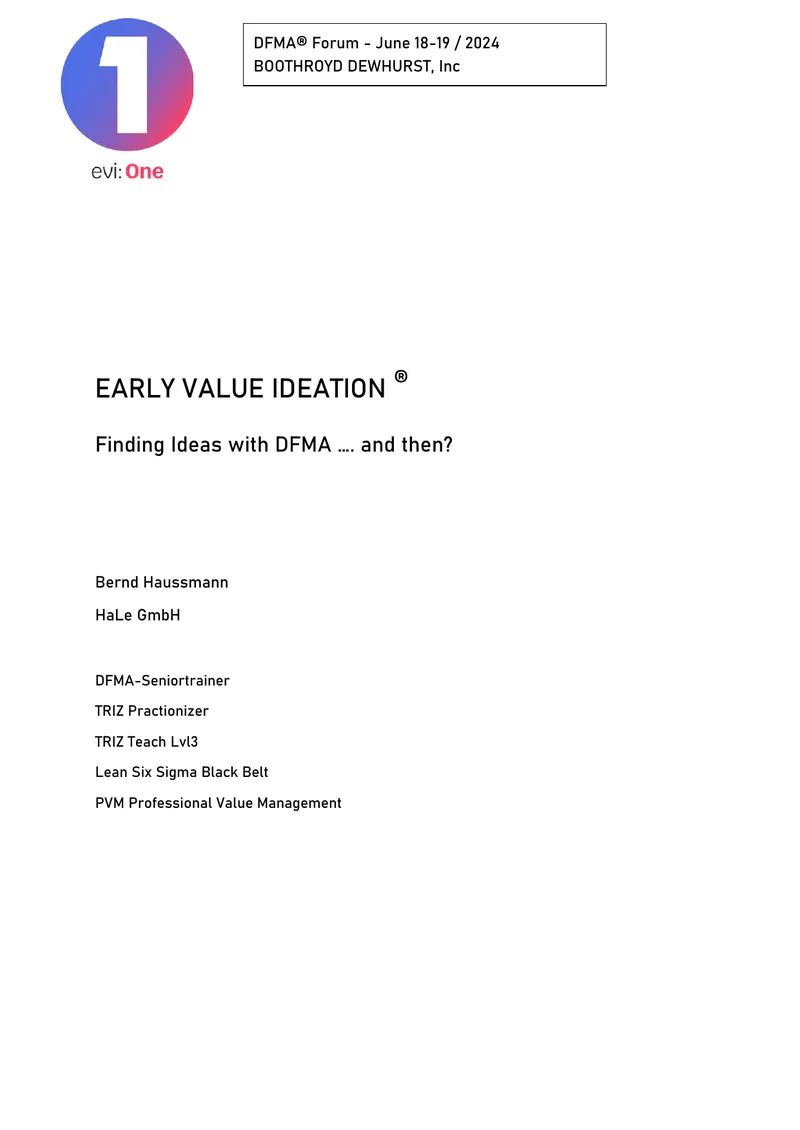 DFMA Preventive Optimization and Management Strategies