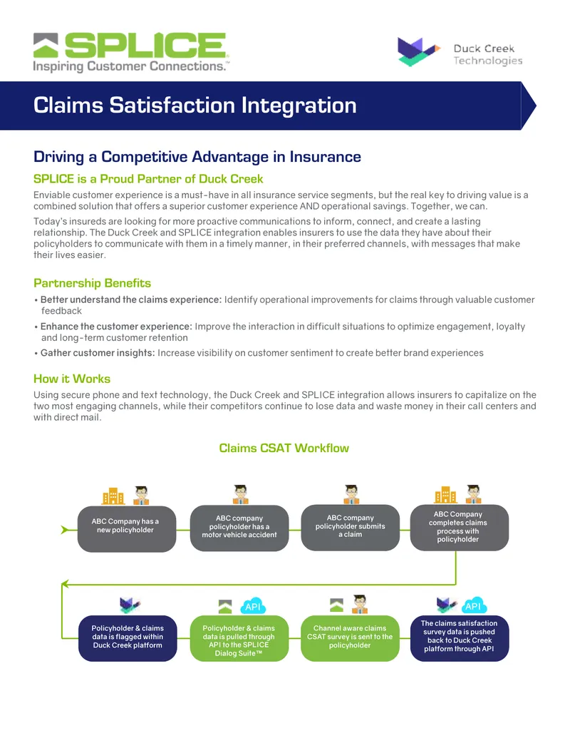 Claims Satisfaction Integration for Insurers