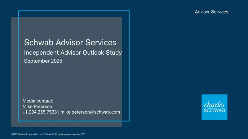 Independent Advisor Outlook Study 2025