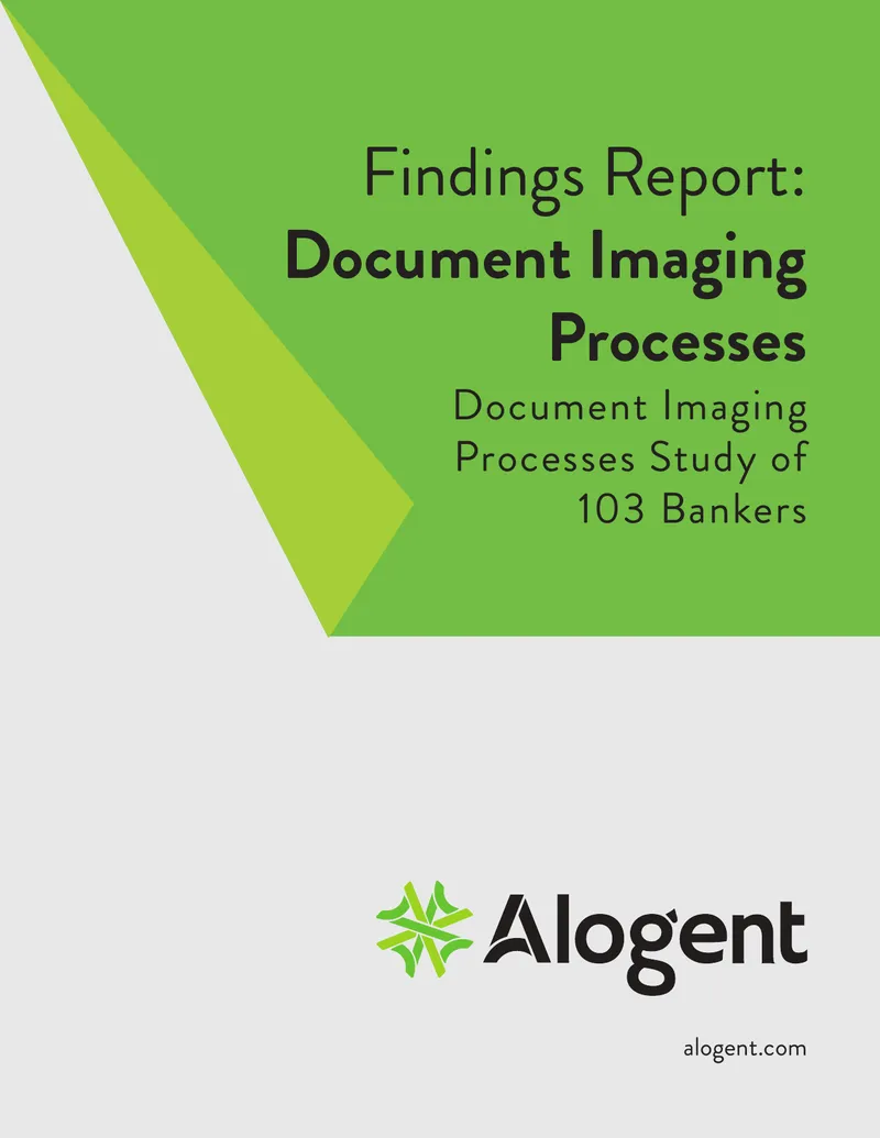 Document Imaging Processes Study of Bankers