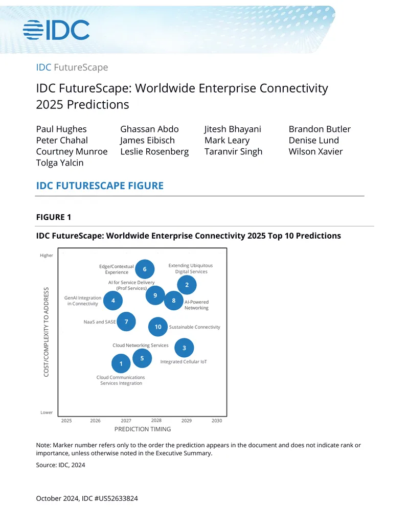 Worldwide Enterprise Connectivity 2025 Predictions