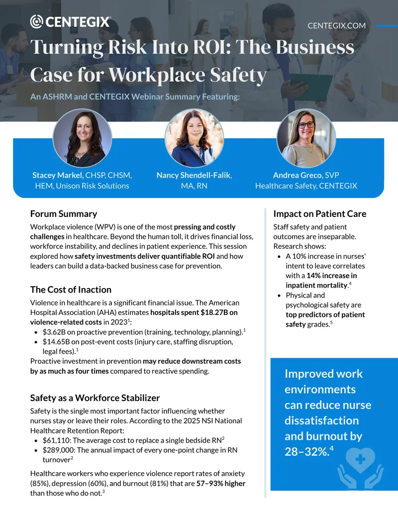 Workplace Violence Impact and Safety Investments