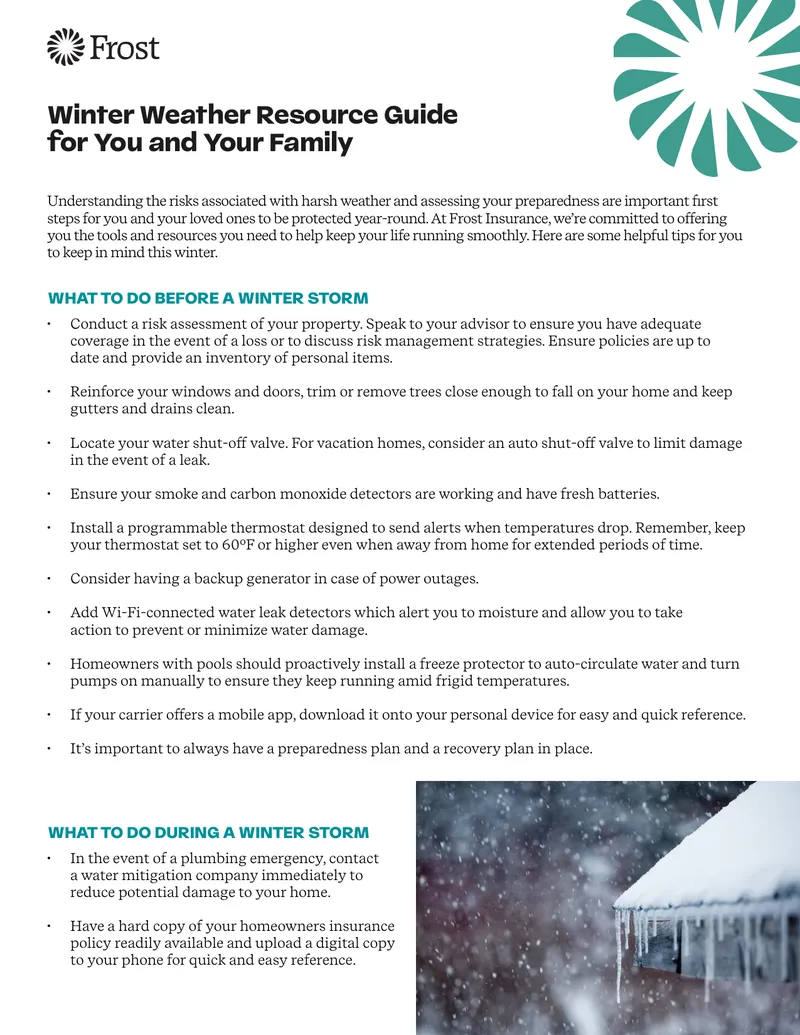 Winter Weather Preparedness Resource Guide