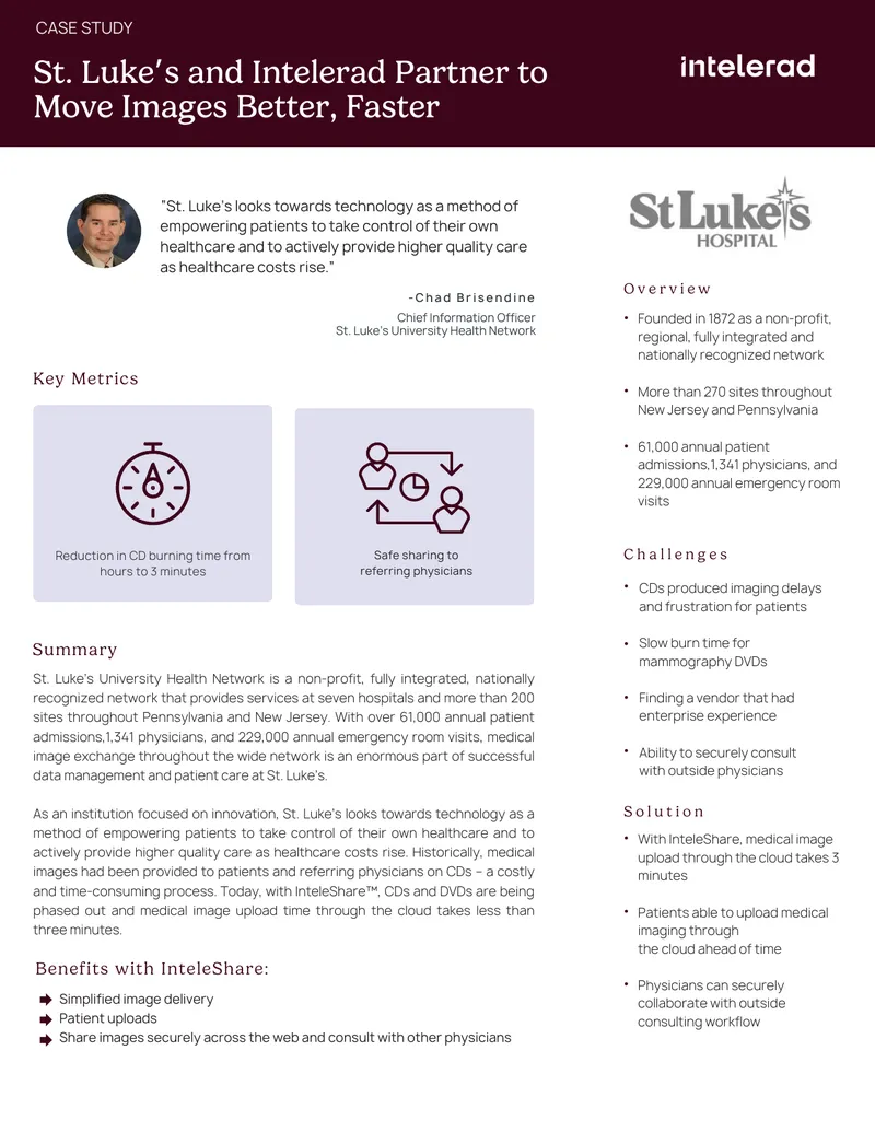 St. Luke’s University Health Network Case Study