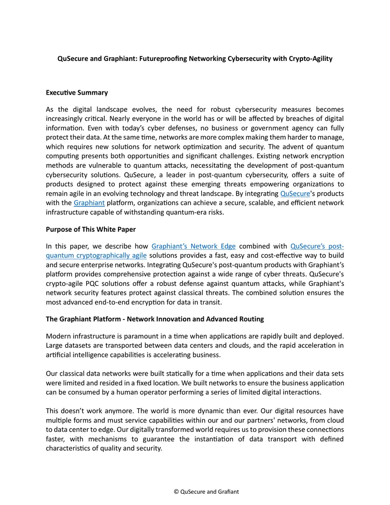 Futureproofing Networking Cybersecurity with Crypto-Agility