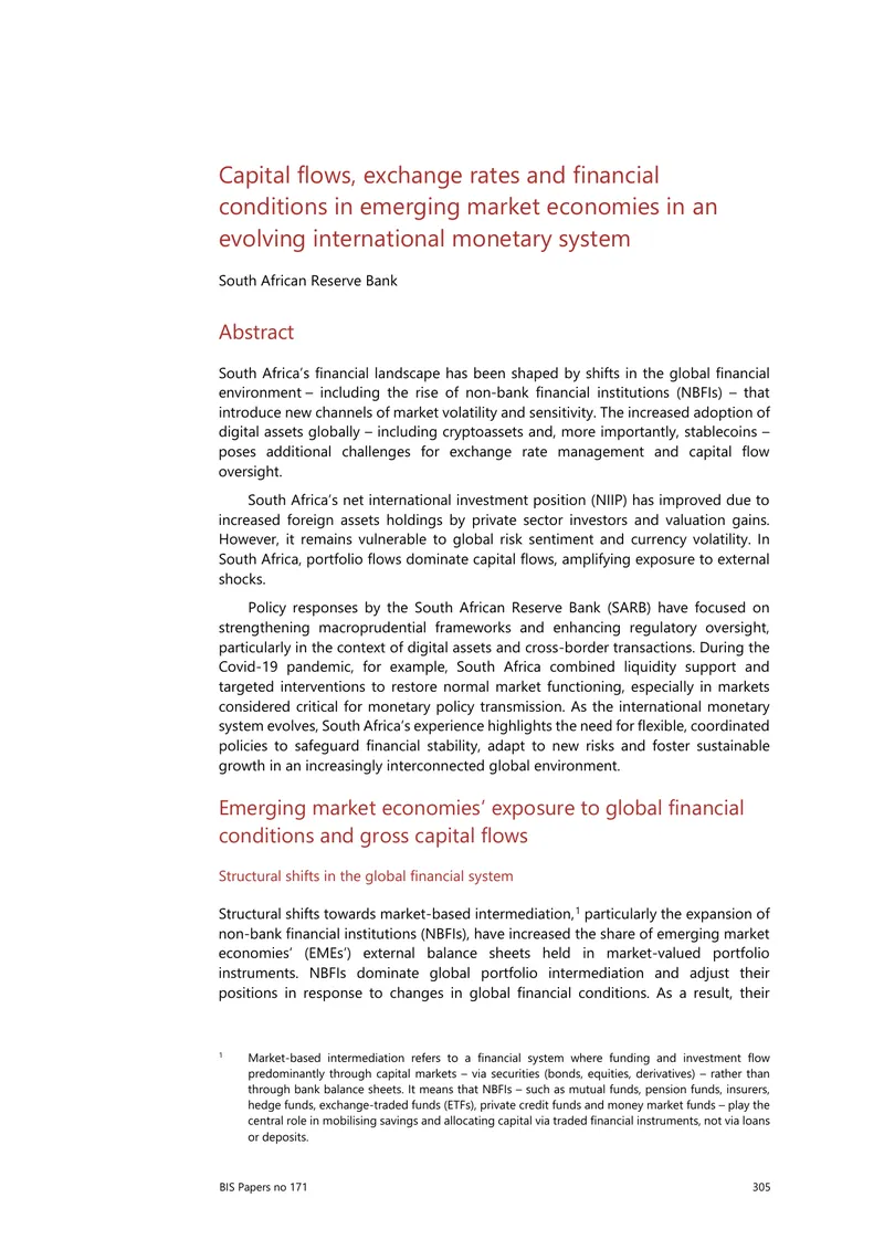 Capital Flows and Financial Conditions in Emerging Markets
