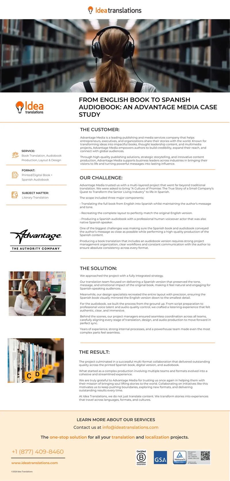 Spanish Audiobook Production Case Study