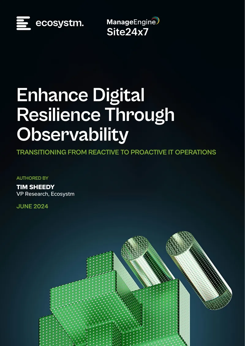 Enhancing Digital Resilience Through Observability
