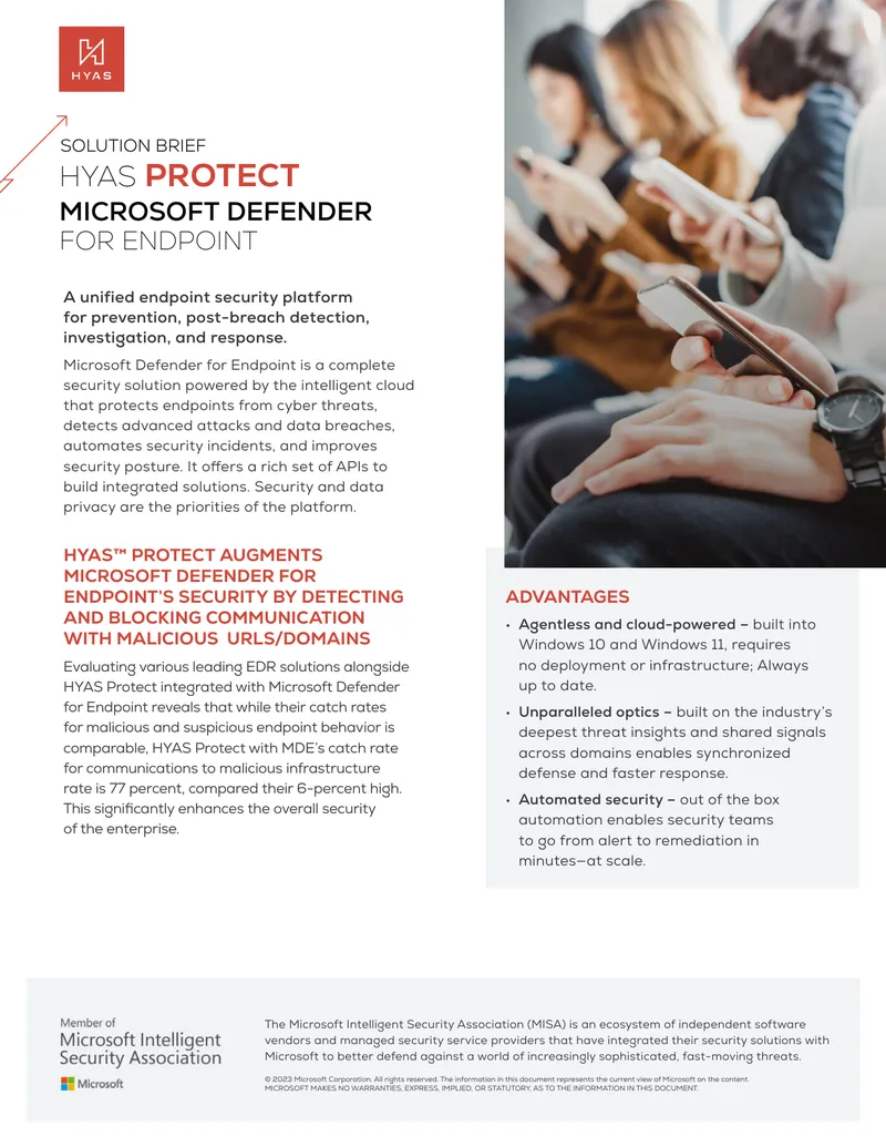 HYAS Protect Integration with Microsoft Defender for Endpoint