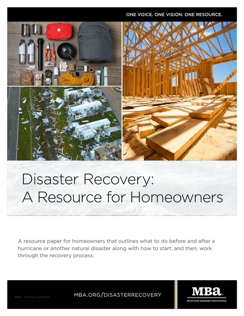 Disaster Recovery Resource for Homeowners