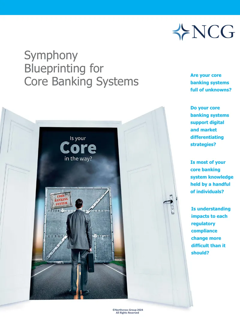 Blueprinting for Core Banking Systems