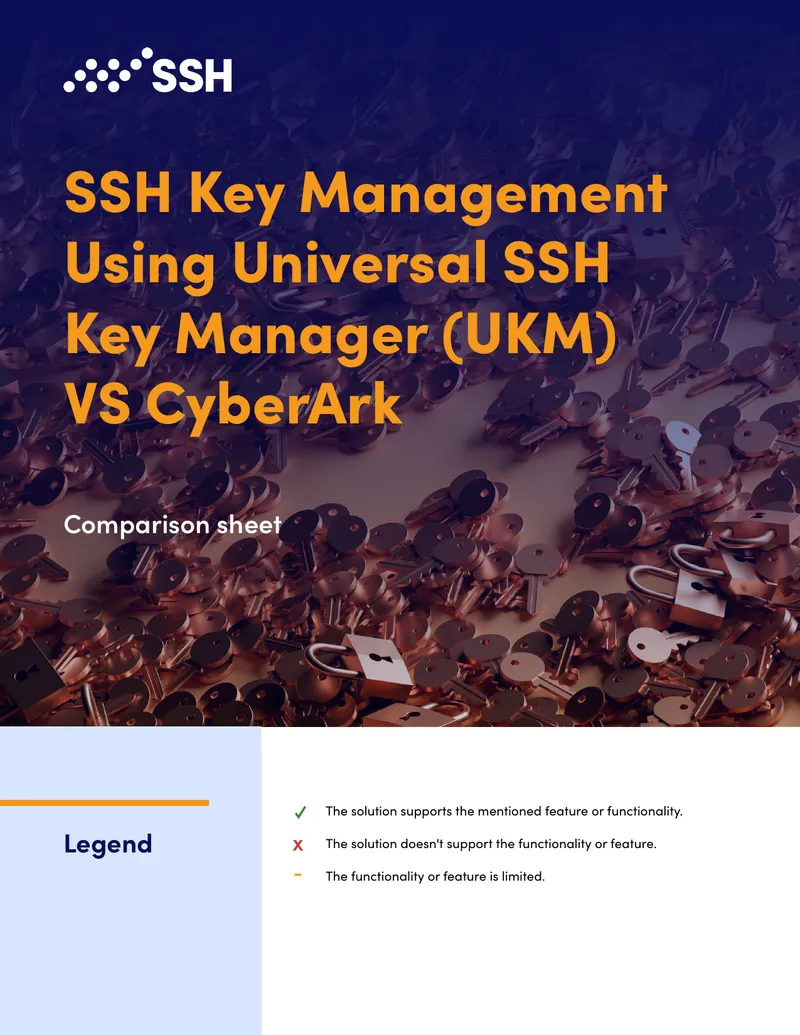 SSH Key Management Comparison Between UKM and CyberArk