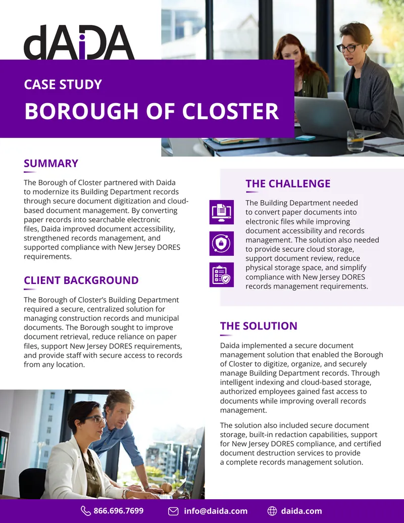 Building Department Records Management Case Study