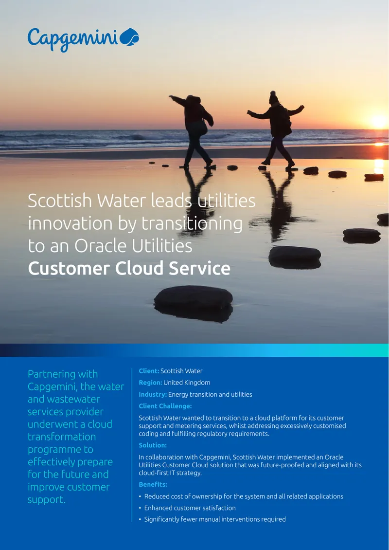 Scottish Water Cloud Transformation with Oracle Utilities