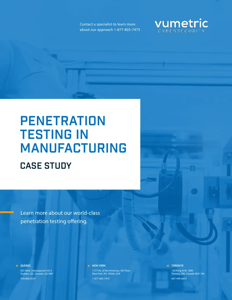 Cybersecurity Services for Tool and Die Manufacturing Company