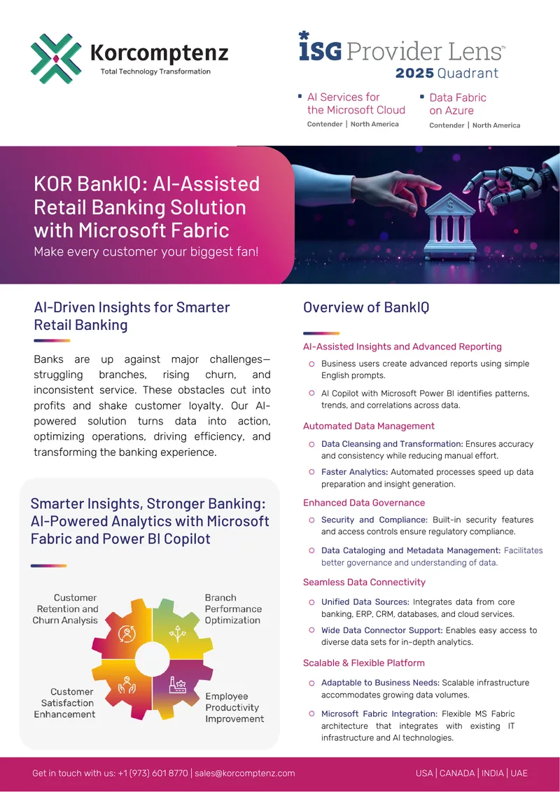 AI-Powered Data Solutions for Retail Banking