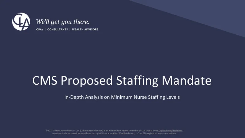 Analysis of Minimum Nurse Staffing Levels