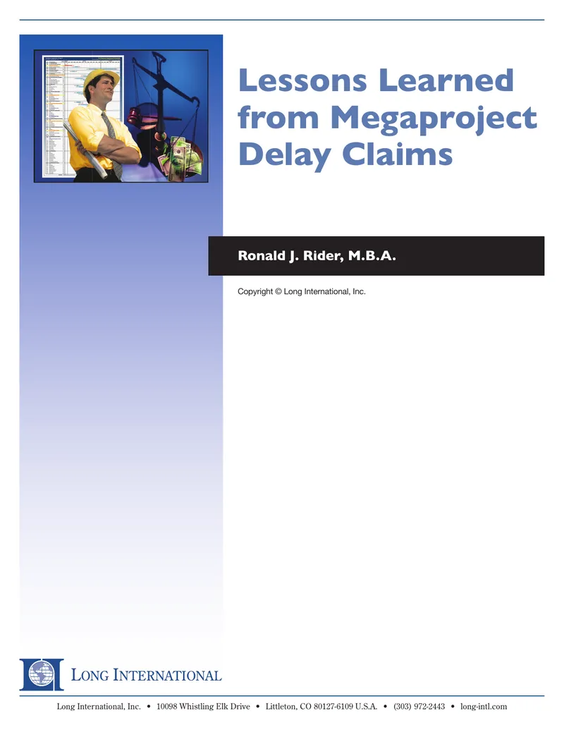 Lessons Learned from Megaproject Delay Claims