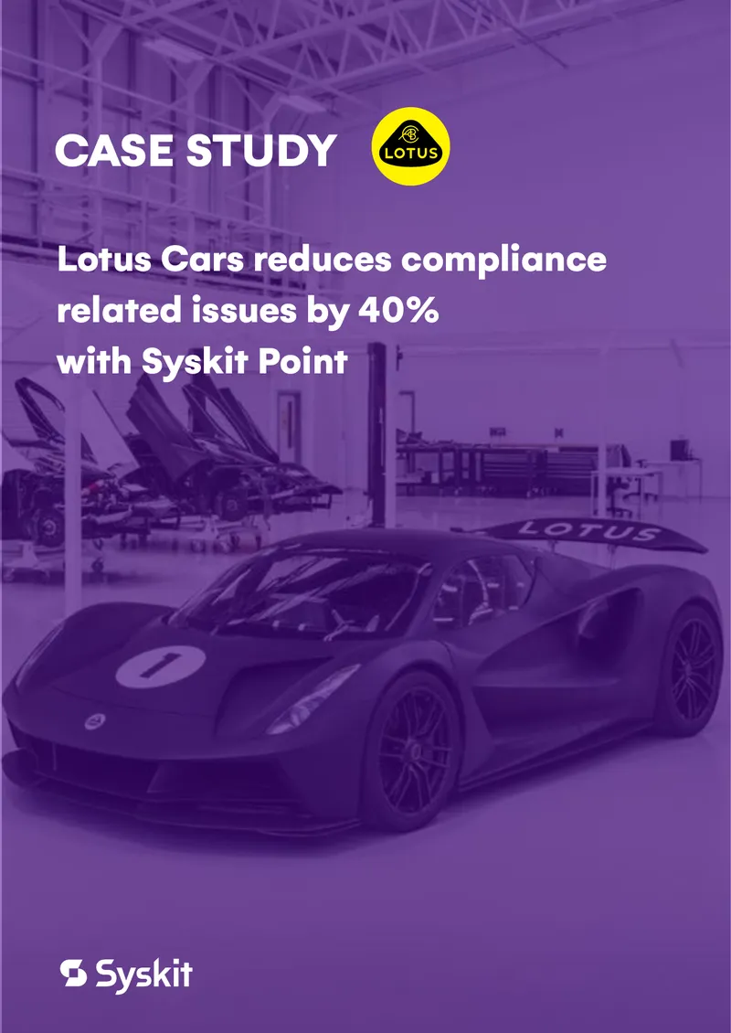 Lotus Cars Compliance Improvement Case Study