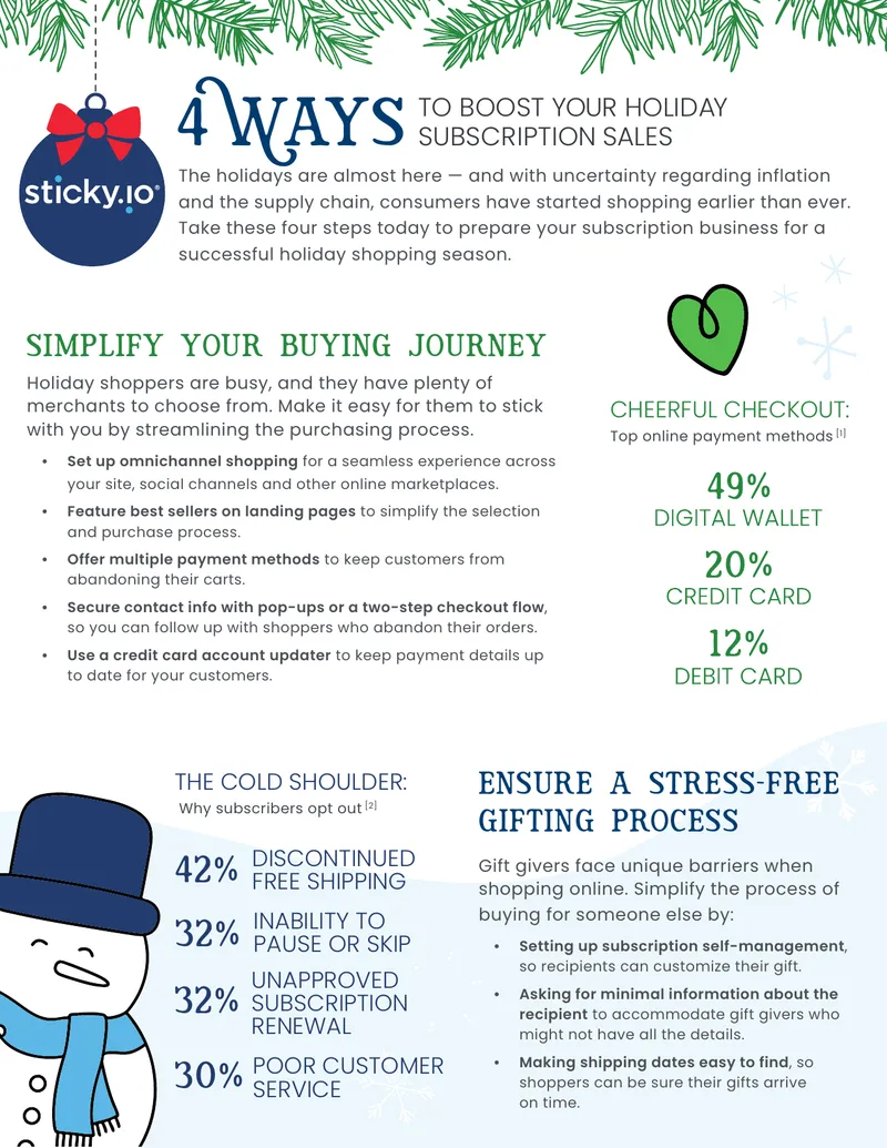 Strategies for Boosting Holiday Subscription Sales